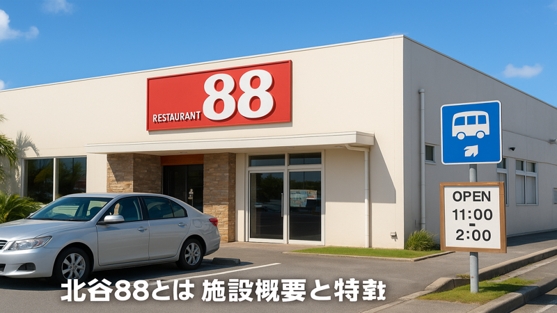 1.北谷88の基本情報とアクセス方法