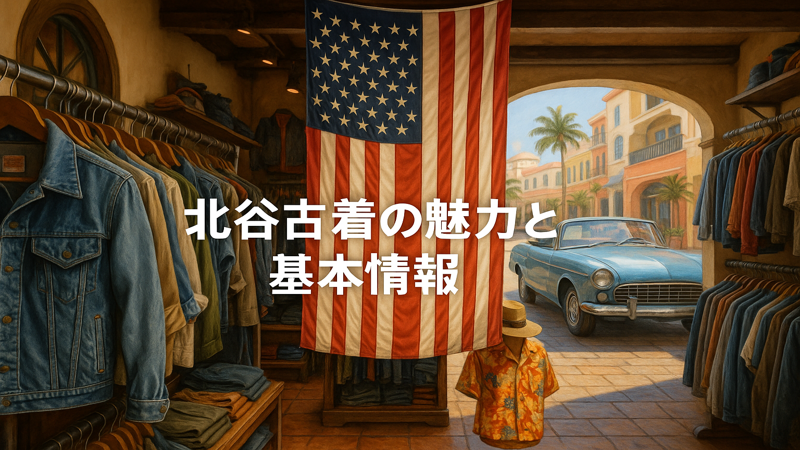 1.北谷古着の魅力と基本情報