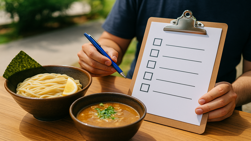 3.北谷つけ麺を食べ歩く際のお店選びのポイント
