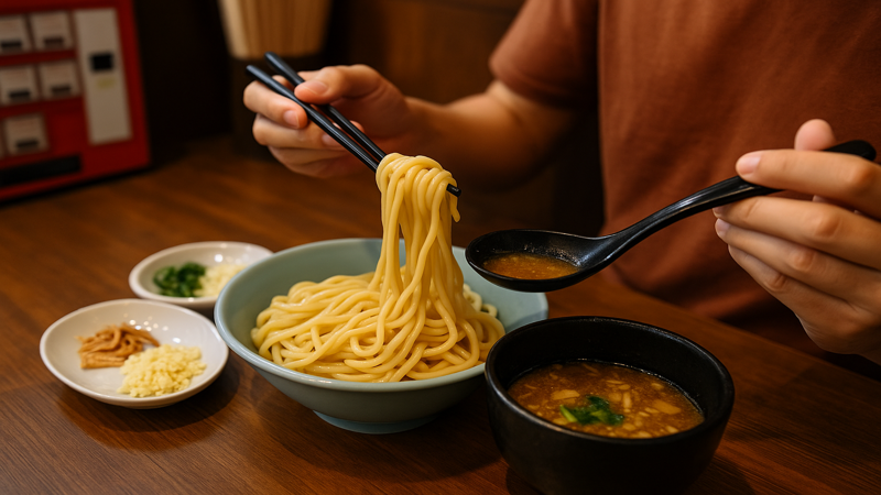 4.北谷つけ麺の注文テクニックと美味しい食べ方