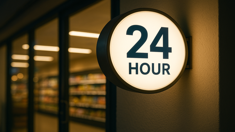 2.24時間営業・深夜営業のスーパー情報