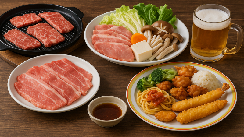 3.ジャンル別北谷の安い食べ放題
