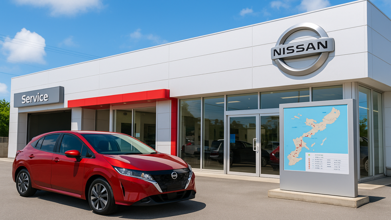1.北谷の日産ディーラー店舗情報と特徴