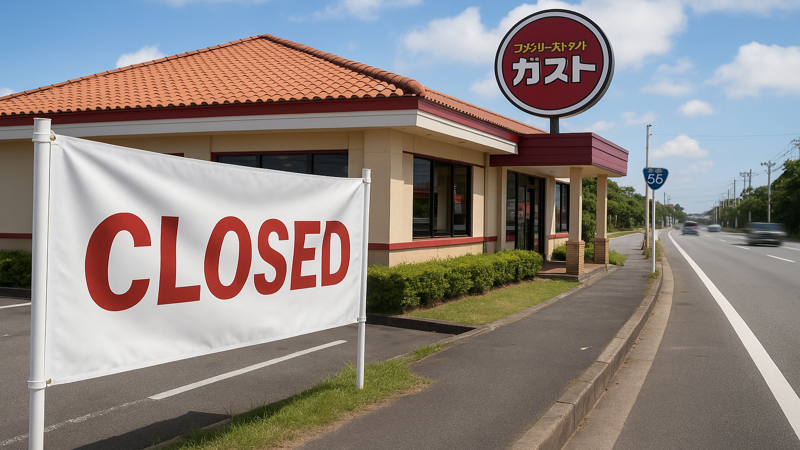1. 北谷のガスト店舗情報と現在の状況