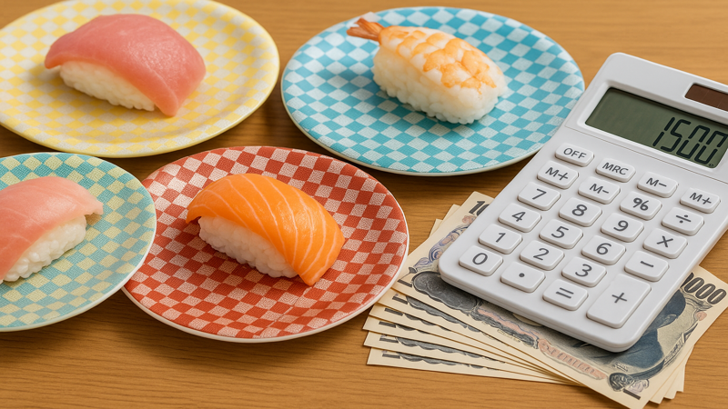 2.北谷の回転寿司店の料金・コスパ比較