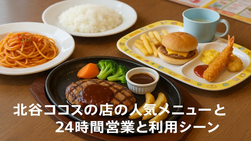 2.北谷ココスの人気メニューと料金