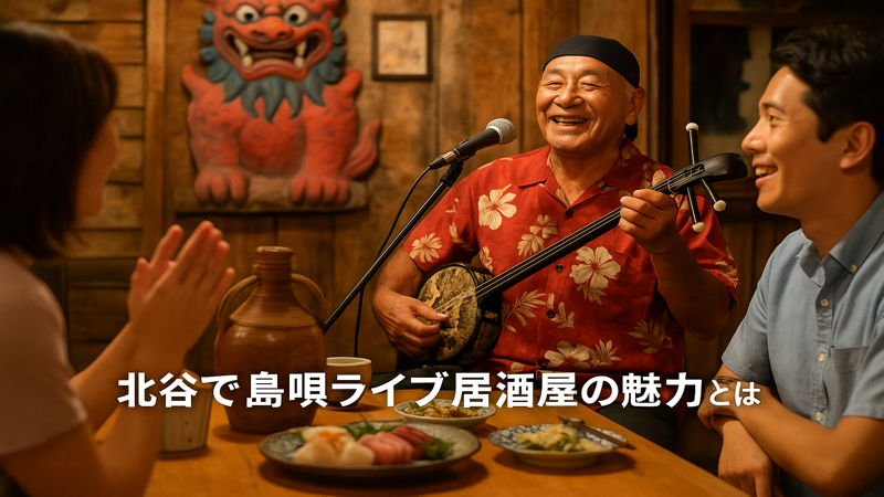 1.北谷の島唄ライブ居酒屋の魅力とは
