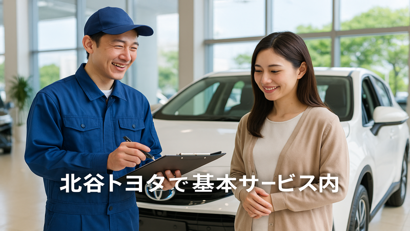 2.北谷トヨタで受けられるサービス内容