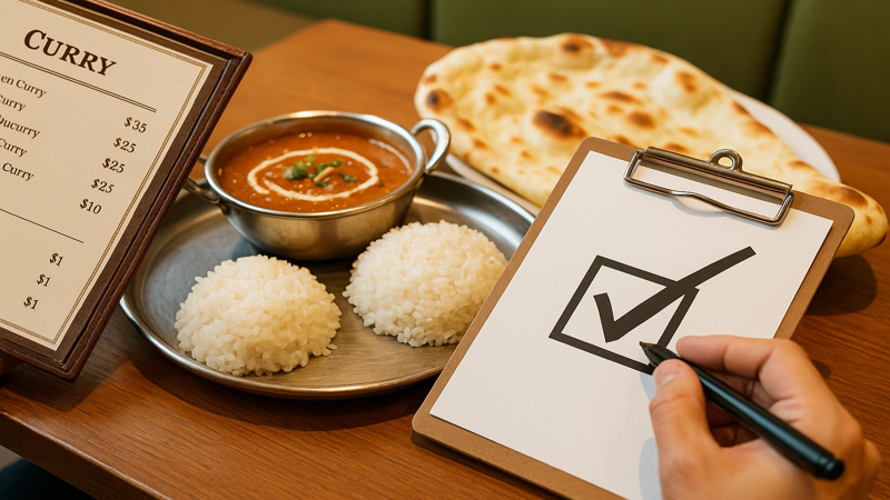 2.北谷インドカレー店の選び方とチェックポイント