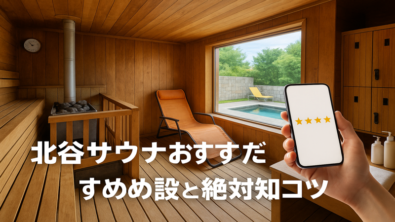 3.北谷サウナ体験レビューと設備詳細
