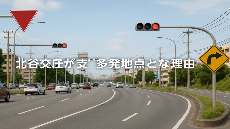 2.北谷交差点が事故多発地点となる理由