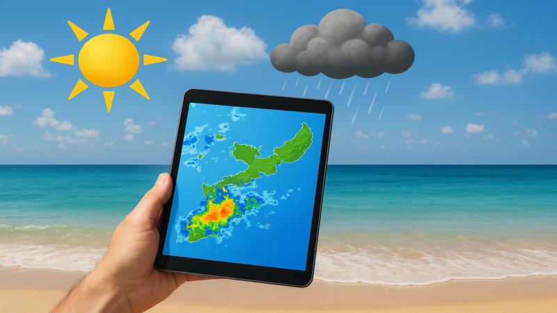 1.北谷の天気と雨雲レーダーの基本情報