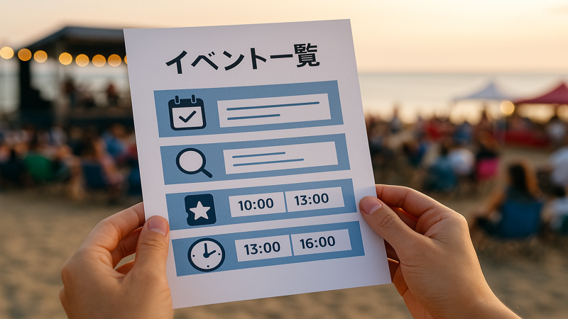 1.北谷で今日開催のイベント最新情報