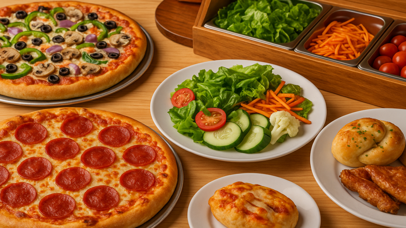 3.食べ放題メニューの内容と提供スタイル