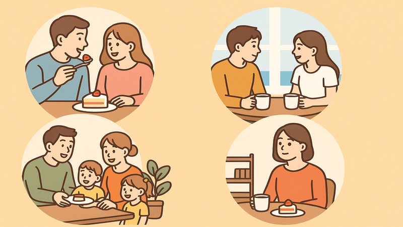 4.北谷のケーキ屋で過ごす特別なひととき