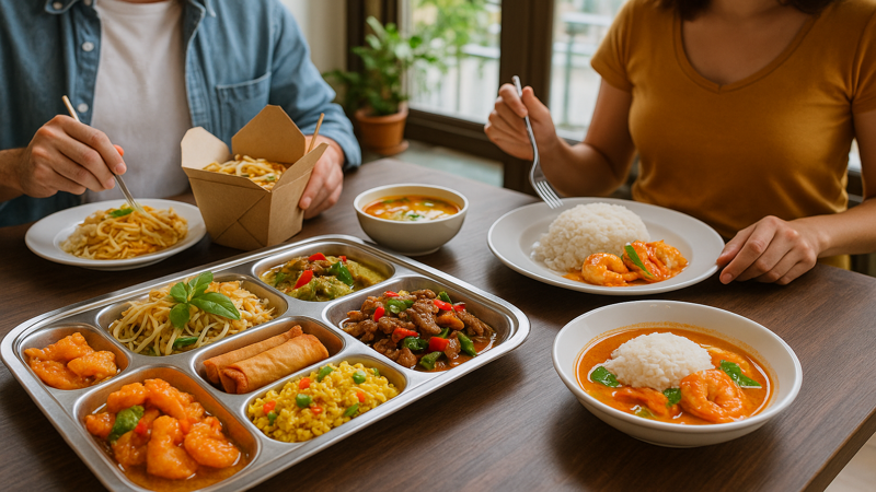 3.ランチとディナーで選ぶ北谷タイ料理