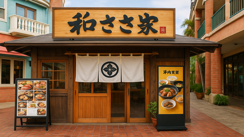 2. アメリカンビレッジ周辺の人気和食ランチ店