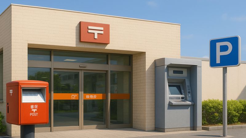 1.北谷郵便局の基本情報と営業時間