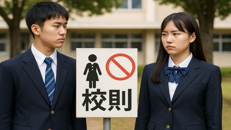 4.北谷高校制服の着こなしルールと校則