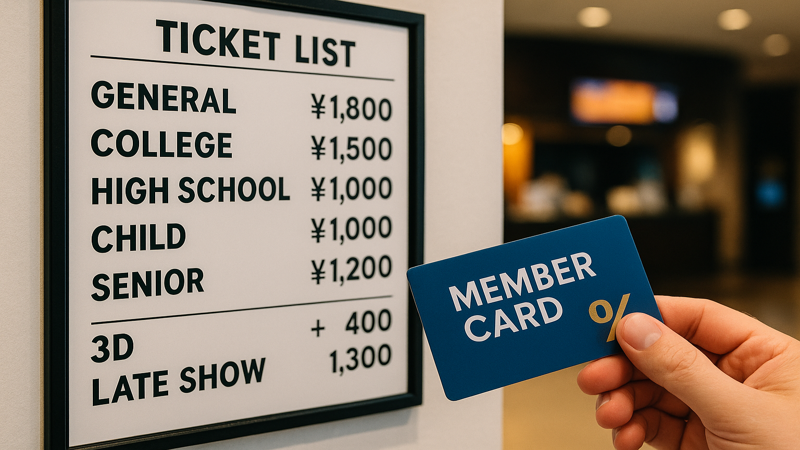 2.北谷映画館の料金体系と割引サービス