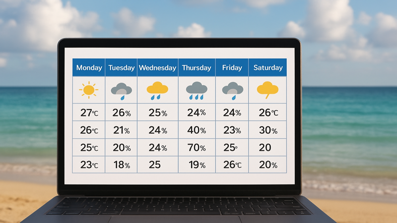 3. 週間天気予報と長期予報の見方