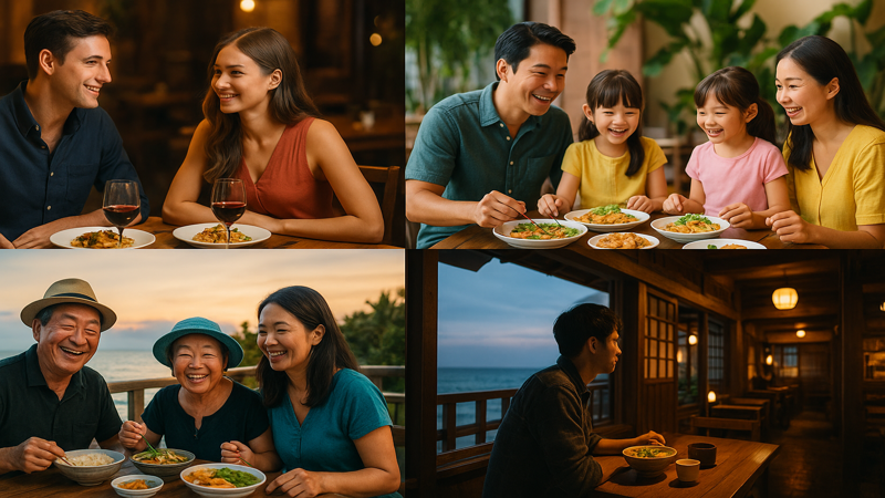 3.シーン別北谷夜ご飯の選び方