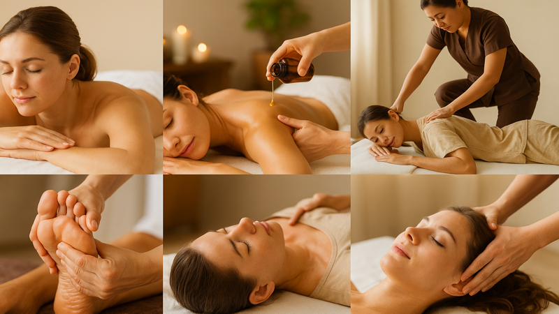 2. 北谷マッサージ店の種類と施術メニュー