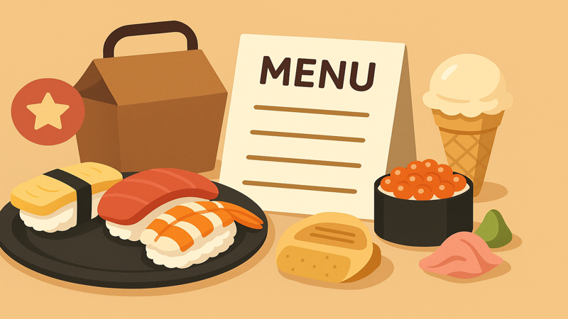 3.北谷はま寿司のメニュー・価格