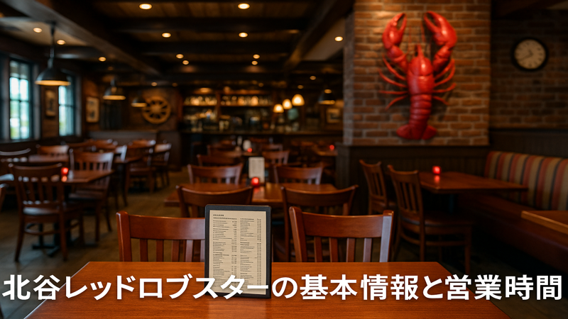 1.北谷レッドロブスターの基本情報と営業時間