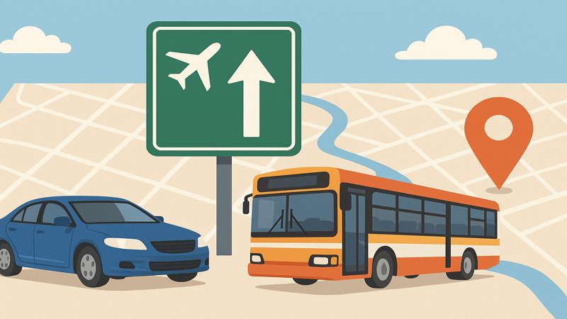 2.北谷メイクマン美浜店への交通アクセス