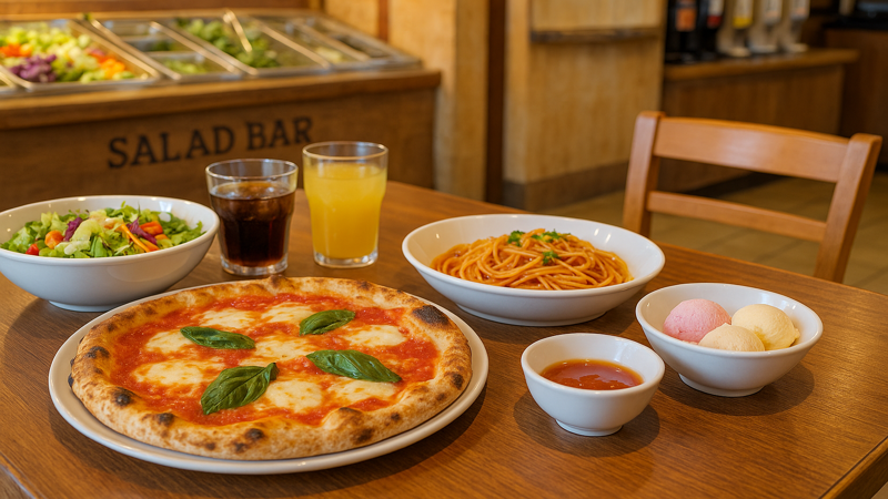 2.北谷コビーの食べ放題メニューとランチの魅力