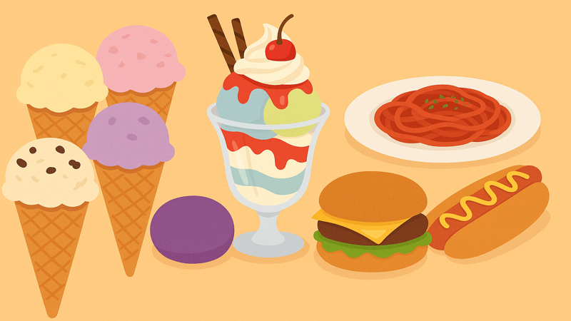 2.北谷ブルーシールのメニューと人気フレーバー