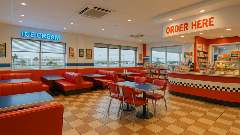 3.北谷ブルーシール店内の雰囲気と特徴