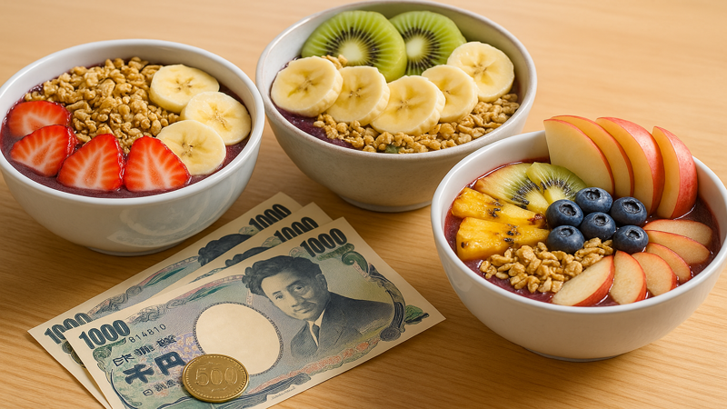 3. 北谷アサイーボウルの価格と絶品メニュー比較