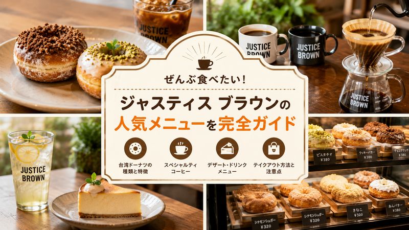 2.ジャスティス ブラウンの人気メニューを完全ガイド