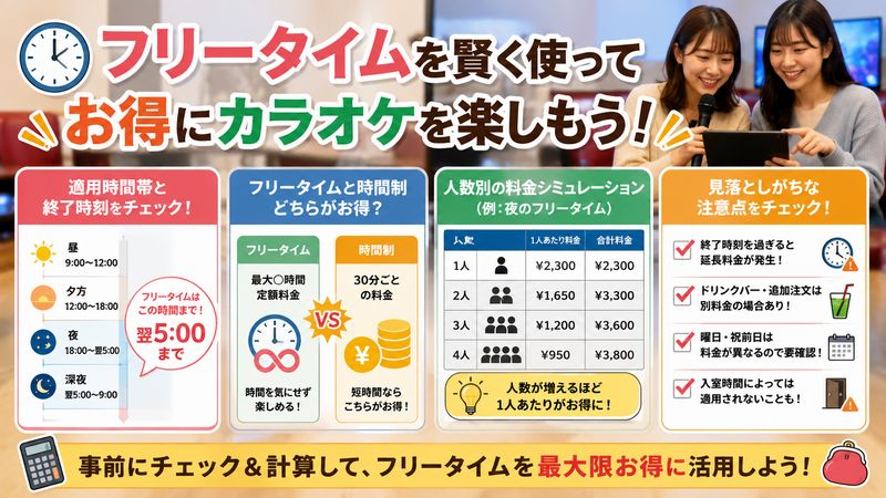 2. フリータイム料金の見方と損しない計算方法