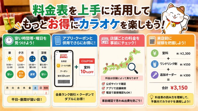 4. まねきねこ料金表を活用して賢く使う方法