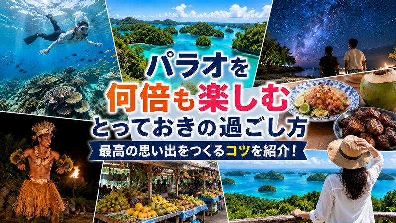 3.パラオを何倍も楽しむための過ごし方
